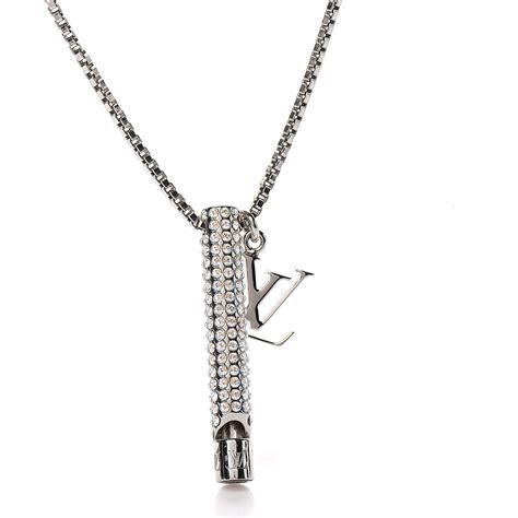 louis vuitton womens necklace|louis vuitton whistle necklace.